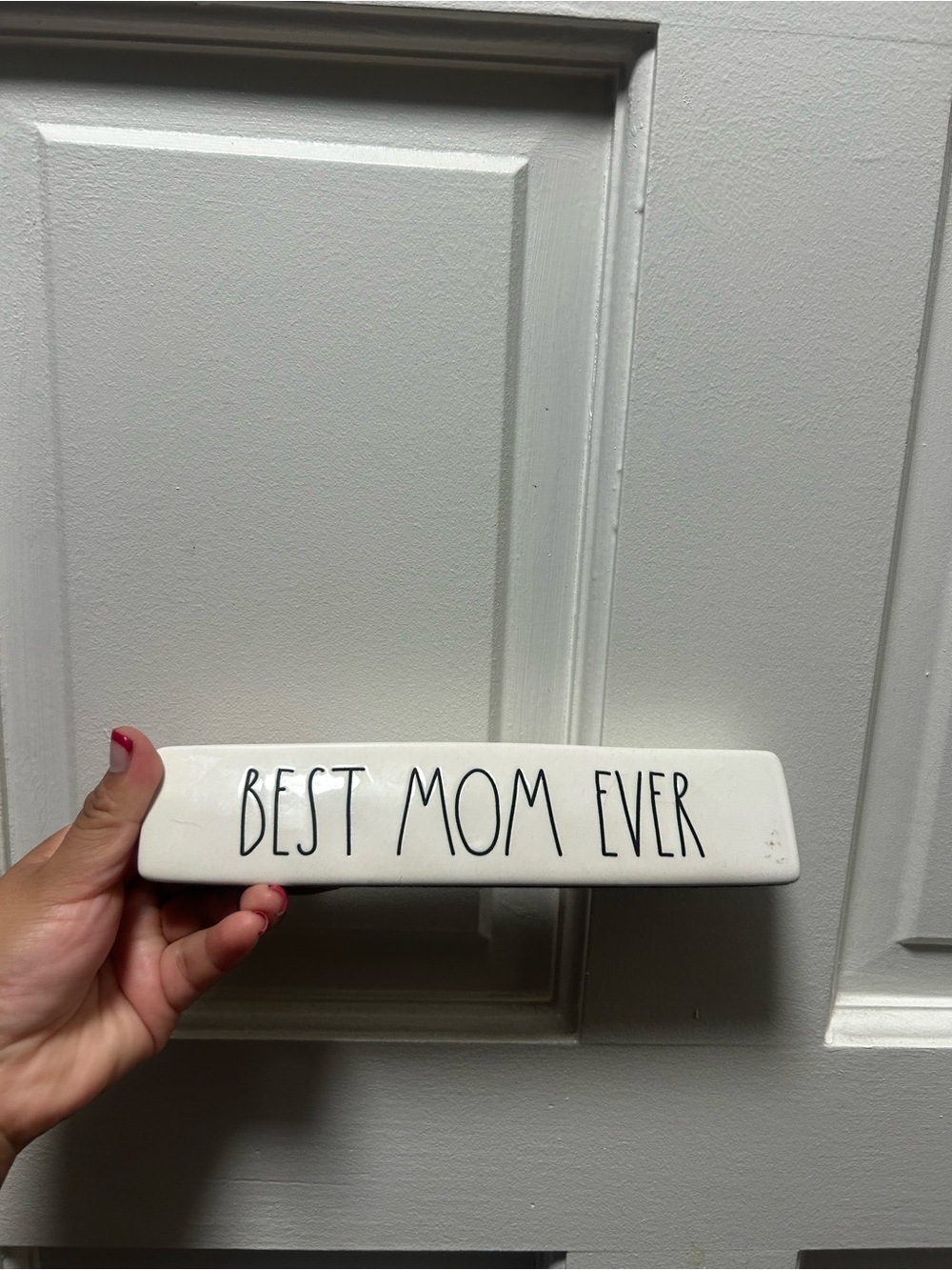 Rae Dunn "Best Mom Ever" By Magenta Desk Name Used